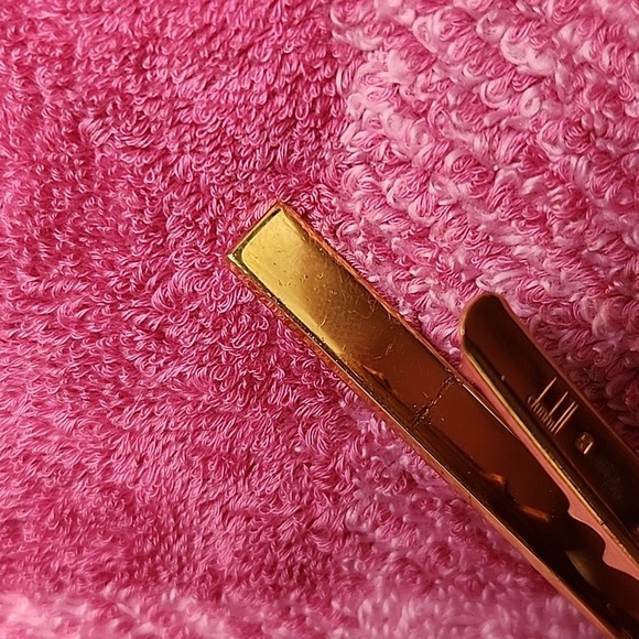 Dunhill pin Clip Bar color Silver and Gold 💯 Authentic - Picture 6 of 6